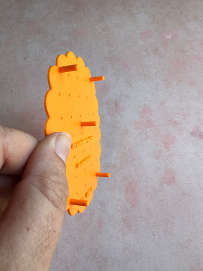 Stud earring jig finishing UV resin sealer tool support polymer clay - Create Along 