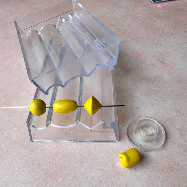 Tri Bead Roller 3 bead shapes ORIGINAL not 3D PRINTED clay cork fondant - Create Along 