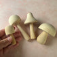 Set of Wood Mushrooms to cover Fairy door clay projects