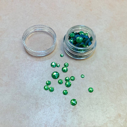Crystal Rhinestone multi size Hot Fix bake-able glue heat set embellishment - Create Along 