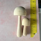 Set of Wood Mushrooms to cover Fairy door clay projects