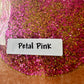 Petal Pink Glitter for pens candles earrings clay resin mugs slime tumblers nail art 2 oz