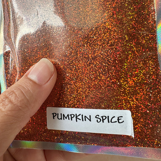 Pumpkin Spice UF Glitter for pens candles earrings clay resin mugs slime tumblers nail art 2 oz