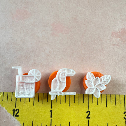 You Can Toucan Tropical Texture Tips mini stamp set - Create Along 
