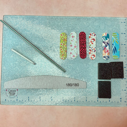 Sanding Sticks Boards and blocks for Clay earrings and cutout shapes - Create Along 
