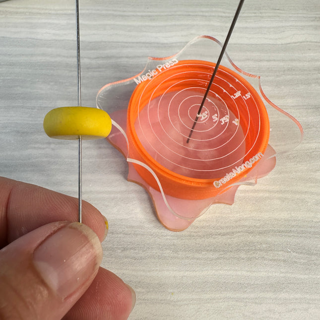 Magic Press tool for polymer clay beads and sculpture - Create Along 
