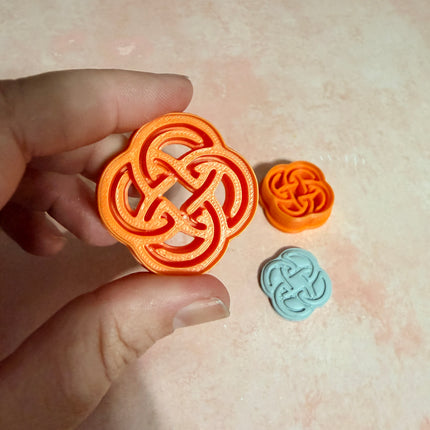 Celtic Collection - Shield Knot polymer clay cutter