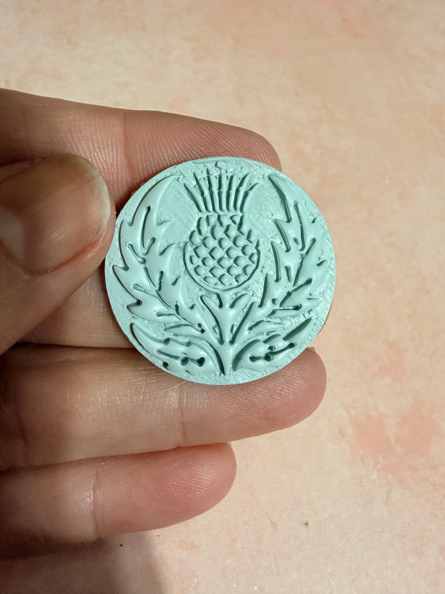 Celtic Collection - Thistle full press polymer clay cutter
