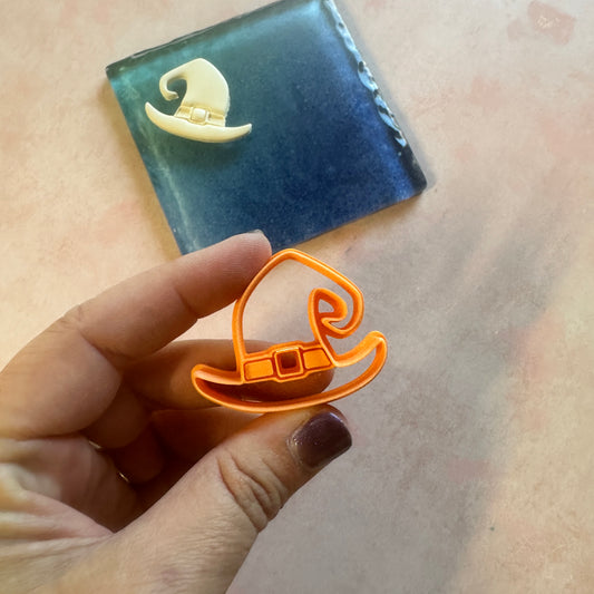 Witch's Hat polymer clay cutter Halloween