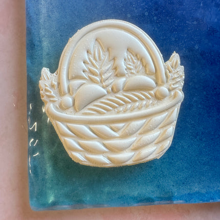 Harvest Bread Basket polymer clay cutter - Create Along 