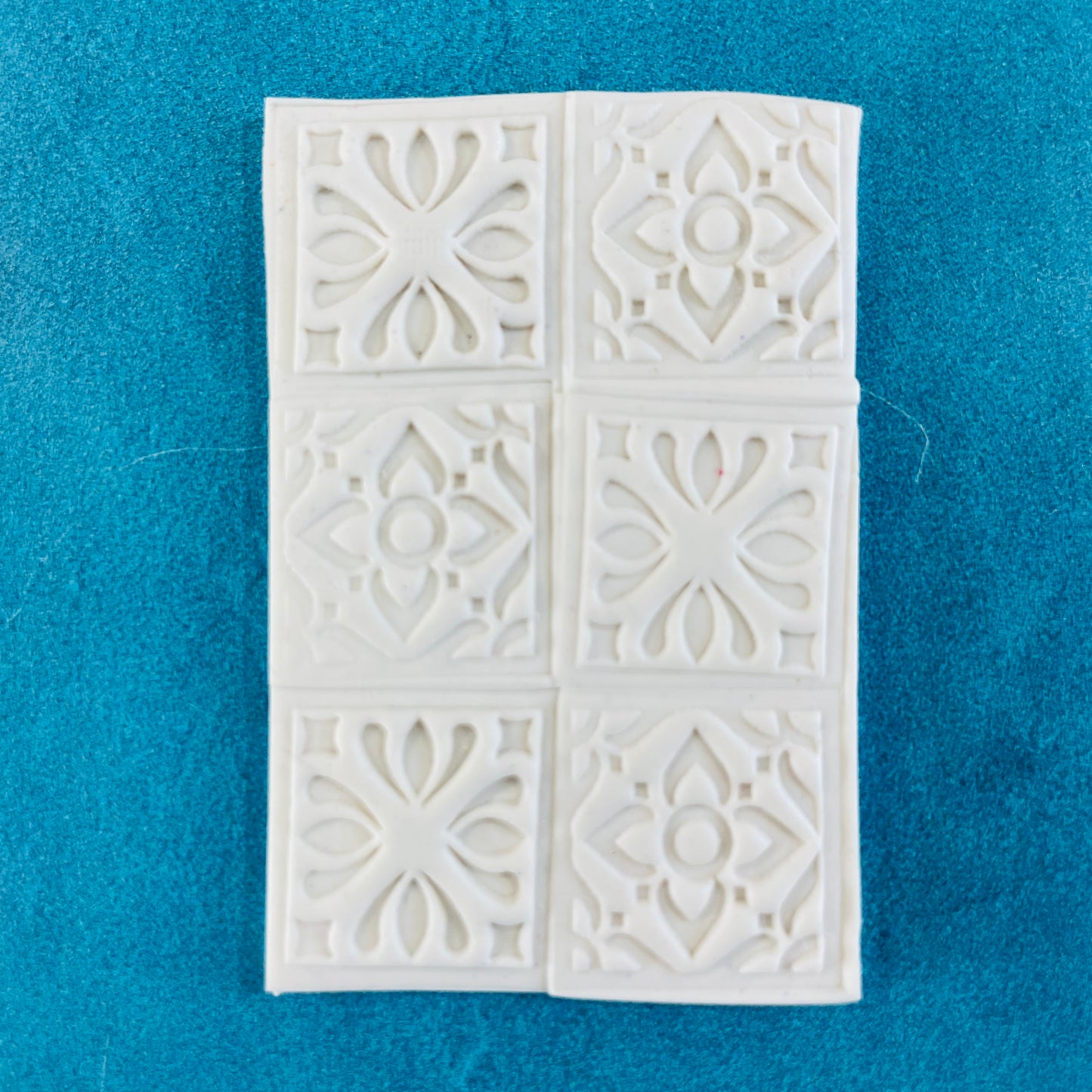 Mediterranean Tiles Texture Tips mini clay ink mica stamps