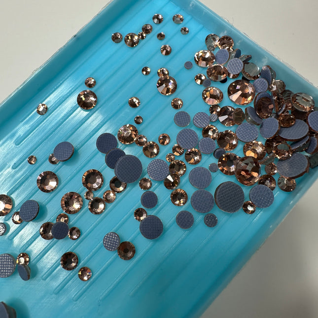 Crystal Rhinestone multi size Hot Fix bake-able glue heat set embellishment - Create Along 