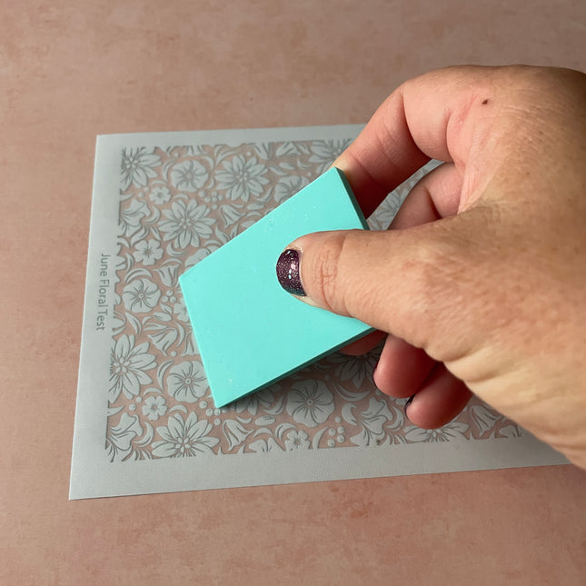 Small Silicone Squeegee for silkscreens - Create Along 