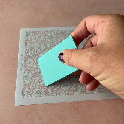 Small Silicone Squeegee for silkscreens - Create Along 