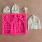 Fairy Door Window box polymer clay resin silicone clay and food safe mold