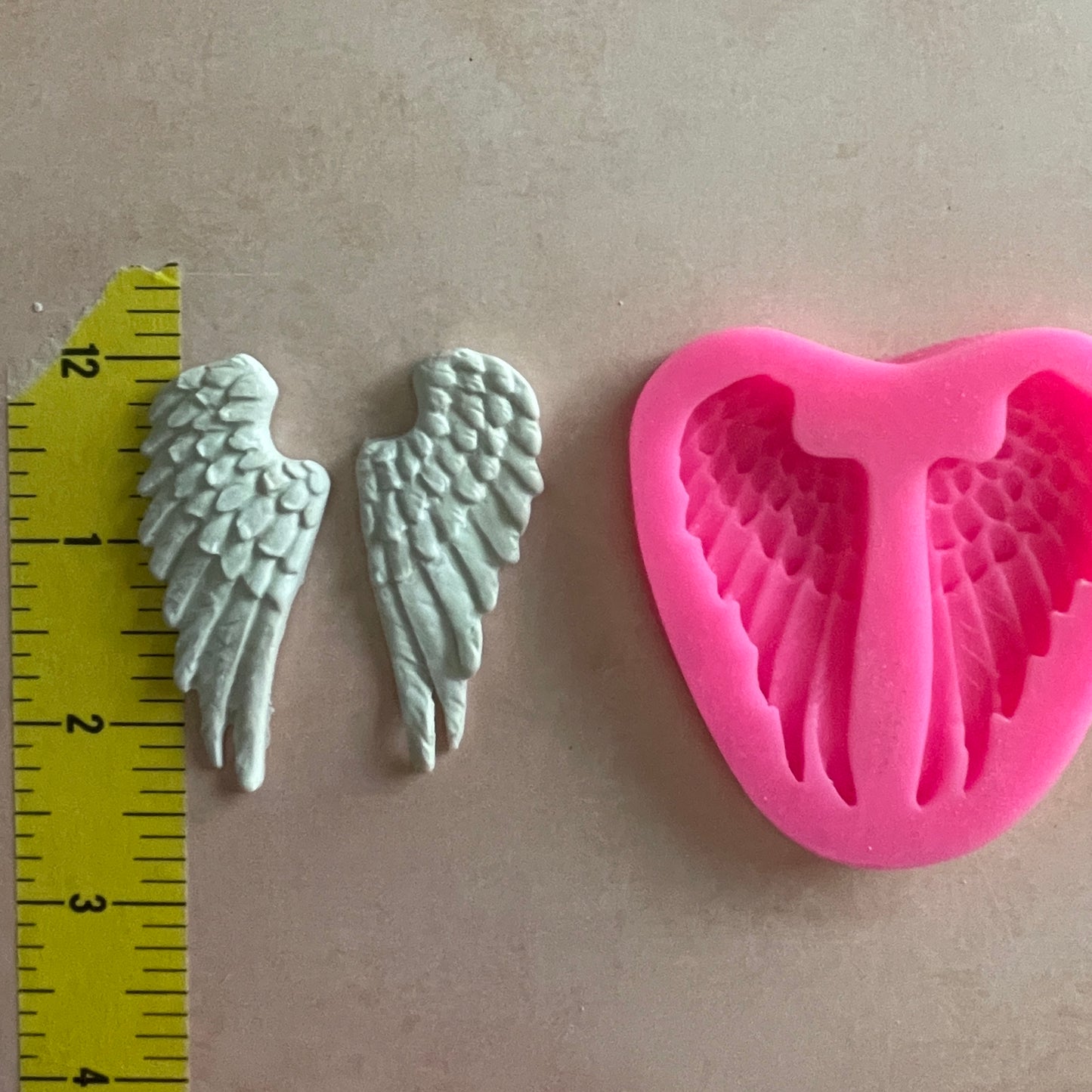 Large Angel (or Devil) Wings polymer clay resin silicone clay and food safe mold