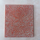 Paisley Garden Texture Mat rubber Stamp for polymer clay paper Gelli plate and resin ZIA zentangle inspired