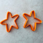 Starfish polymer clay earring Clay Cutter set mirrored pair