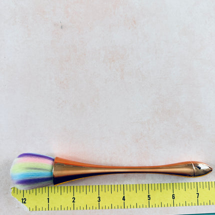 Cornstarch and Powder Fluffer Brush Rose Gold Multicolor - Create Along 