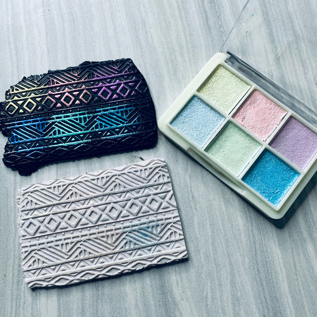 Mica Color Compact Pastel Interference | mica powder for polymer clay - Create Along 