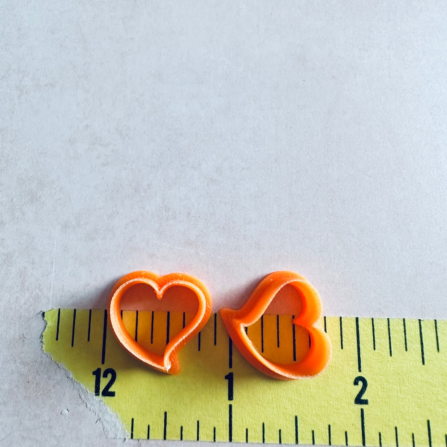 Sweet Heart clay Stud cutter set | polymer clay heart stud cutter