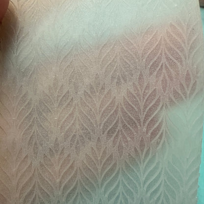 Bargello Leaves Texture Mat Silicone rubber Stamp for polymer clay paper Gelli plate and resin