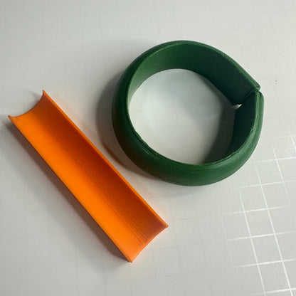 Bangle Bracelet Builder Polymer Clay Tool – Choose Deep or Shallow Curve | Make Smooth Clay Bangles &amp; Cuffs - Create Along 