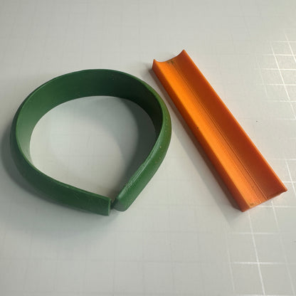 Bangle Bracelet Builder Polymer Clay Tool – Choose Deep or Shallow Curve | Make Smooth Clay Bangles &amp; Cuffs - Create Along 