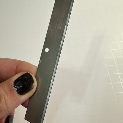 The “Stiffy” Polymer Clay Cutting Blade – 4 Inch Rigid Slicing Tool for Canes & Straight Cuts - Create Along 