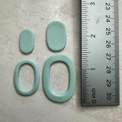Pill Skinny Clay earring cutter  | polymer clay skinny link donut cutter - Create Along 