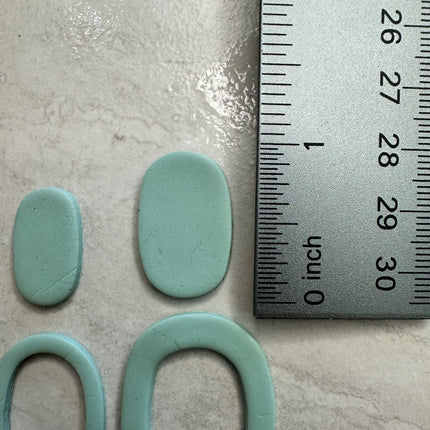 Pill Skinny Clay earring cutter  | polymer clay skinny link donut cutter - Create Along 