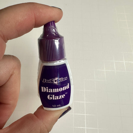 Judikins Diamond Glaze – 10ml Bottle | Clear Dimensional Adhesive for Polymer Clay, Paper & Jewelry