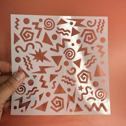 Limited Edition Stencils- Choose - Create Along 