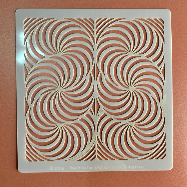 Illusion Mylar crafting stencil - Create Along 