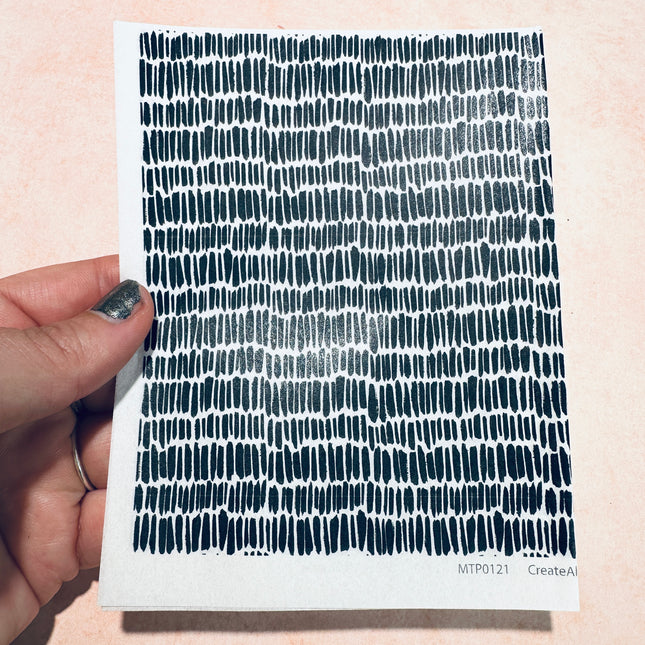 Black and White Magic Transfer Paper half sheet printed ready to use - Create Along 