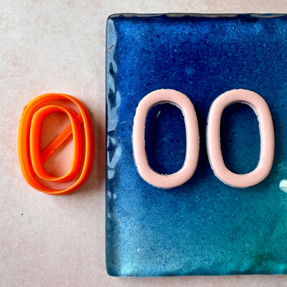 Pill Skinny Clay earring cutter  | polymer clay skinny link donut cutter - Create Along 