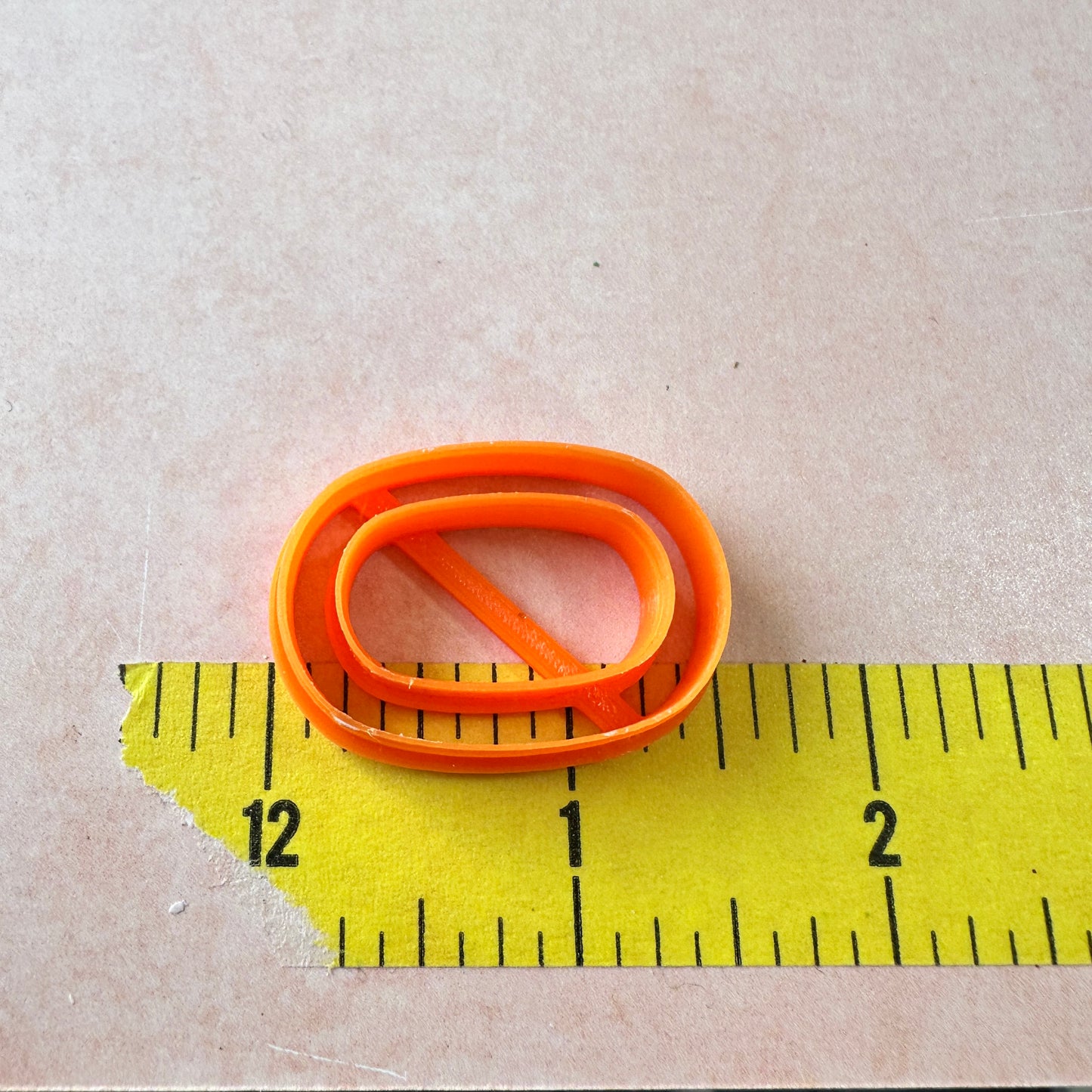 Pill Skinny oblong Clay earring cutter  | polymer clay skinny link donut cutter