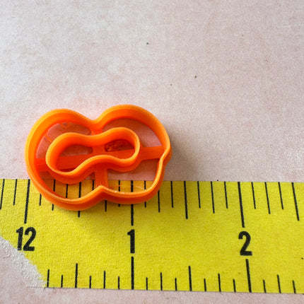 Link 60 -Clay earring cutter mirrored set | polymer clay chain link donut cutter set - Create Along 