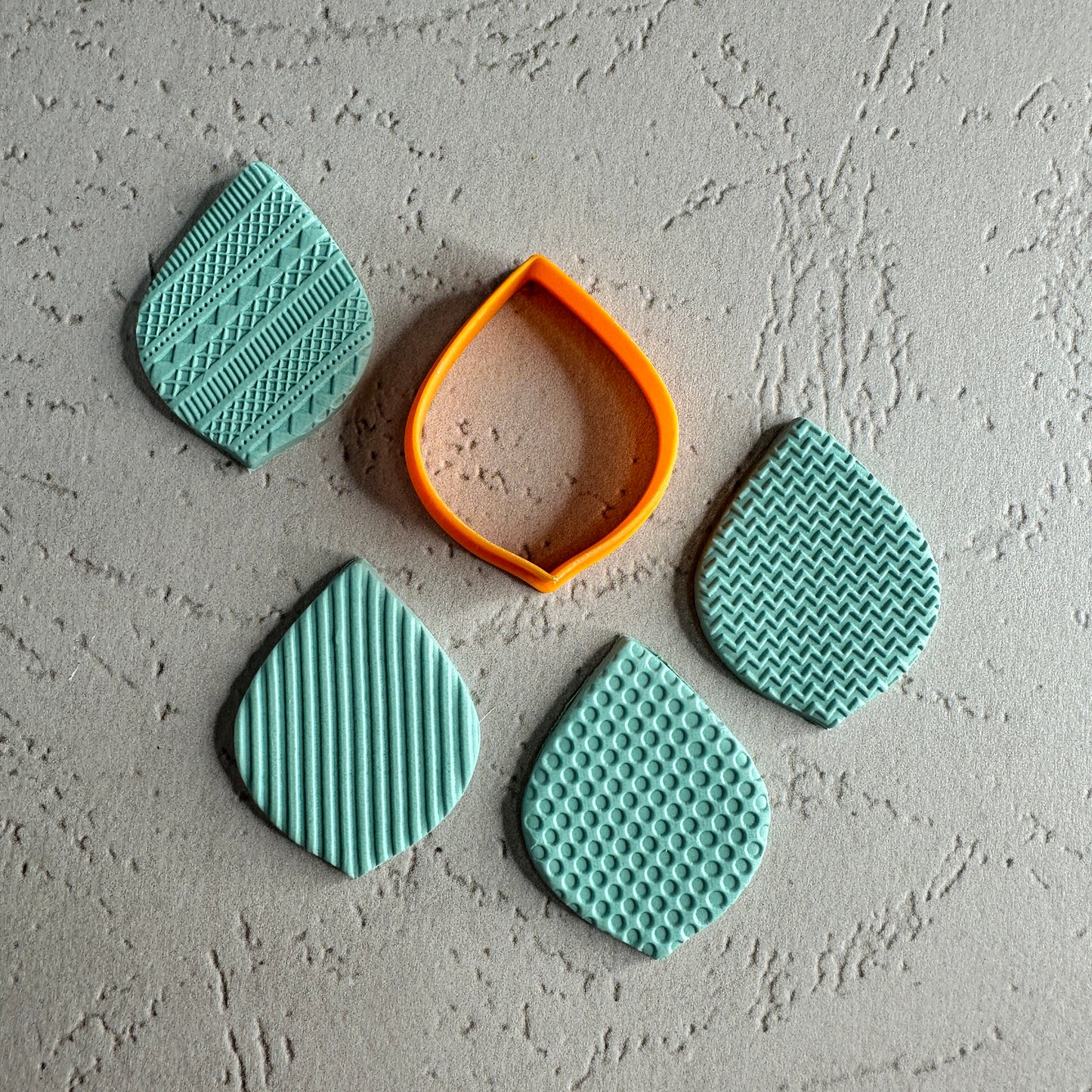 The Basic Earring Drop polymer clay cutter