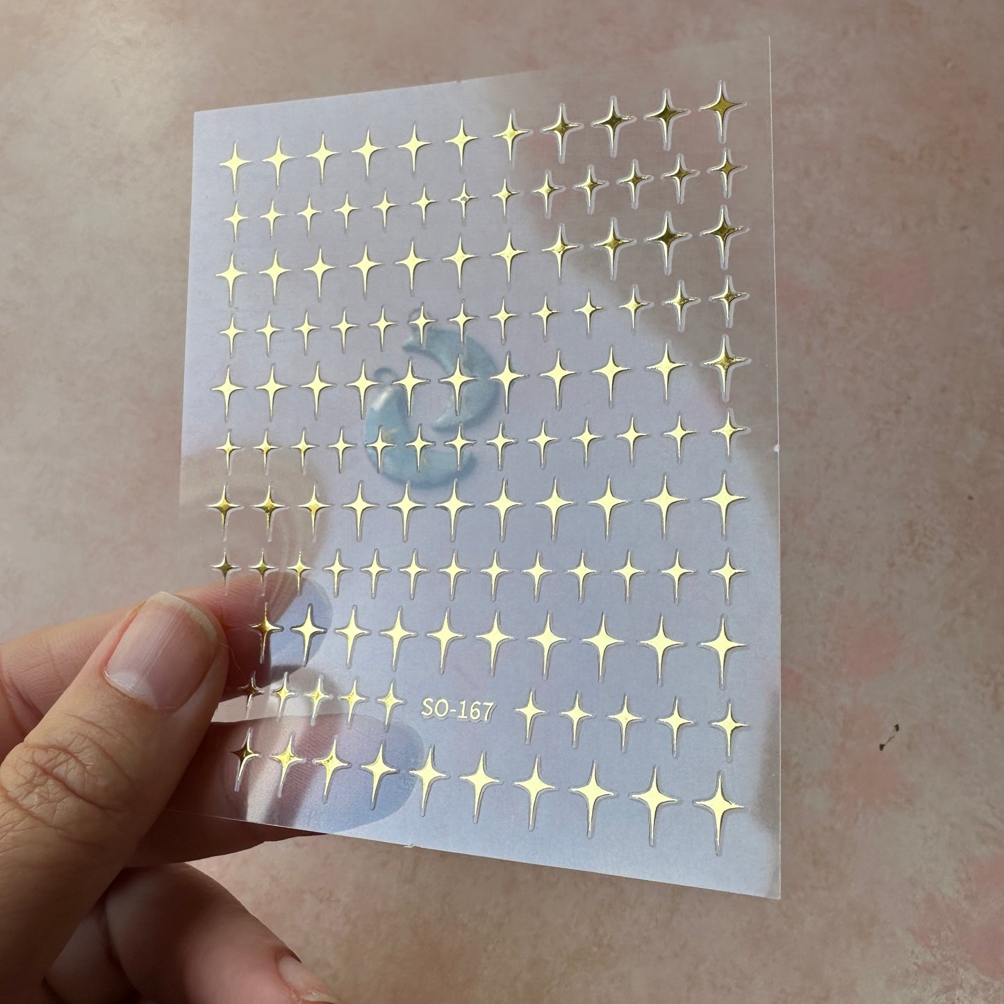 Celestial Tiny Sparkle Stickers embed in resin and liquid clay - black, white, silver, or gold