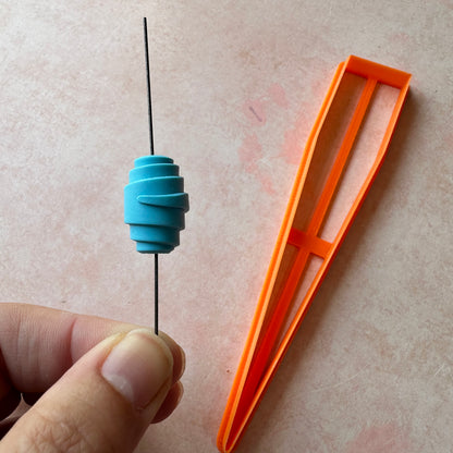 Set of 5 Roll up paper bead style clay cutters - series 1 - Create Along 