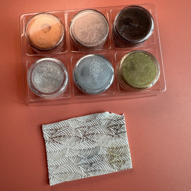 Metals and Magic Pigment Powder Set – 6 Metallic Shimmer Colors - Create Along 