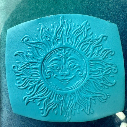 Smiling Sun Celestial element deco stamp clay paper - Create Along 