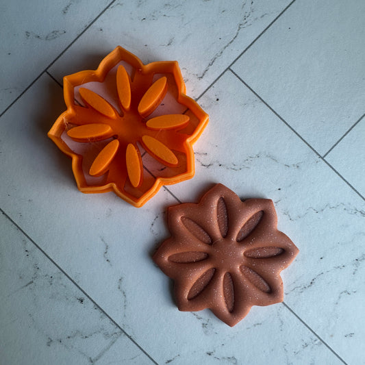 Anise Cross-Section Clay Cutter – 1.5” Polymer Clay Earring Jewelry Tool Halloween