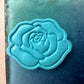 Flower Power Rose stamp and clay cutter set