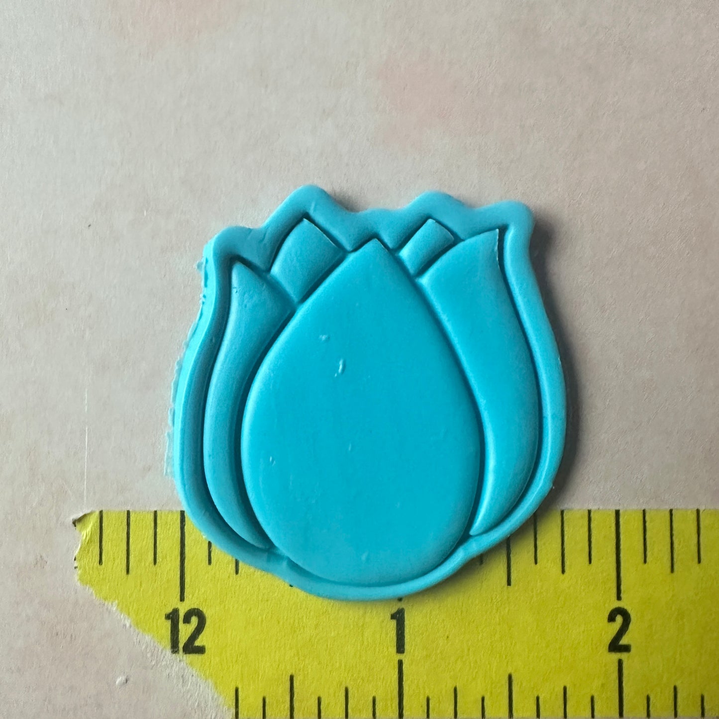 Flower Power tulip stamp and clay cutter set