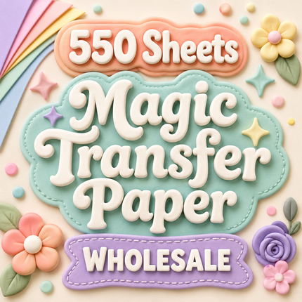 550 Sheets Wholesale Magic Transfer Paper Bundle