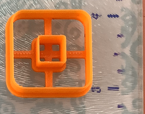 Milo Rounded Square Donut Clay Cutter - Create Along 