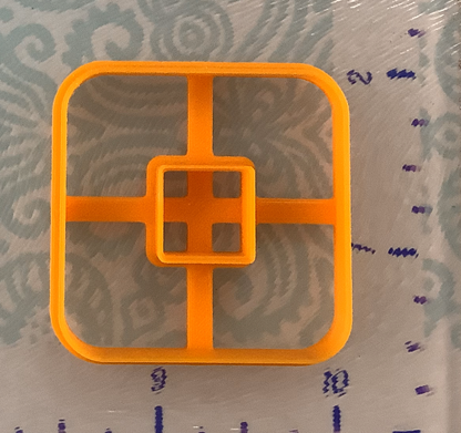 Milo Rounded Square Donut Clay Cutter - Create Along 