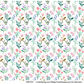 Floral Patterns Magic Transfer Paper half sheet printed ready to use